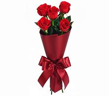 Букет 5 Красных роз Эдлесс Лав в Свободный