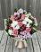 Букет цветов из: Альстромерии, Гвоздики, Розы и Хризантемы в Свободный