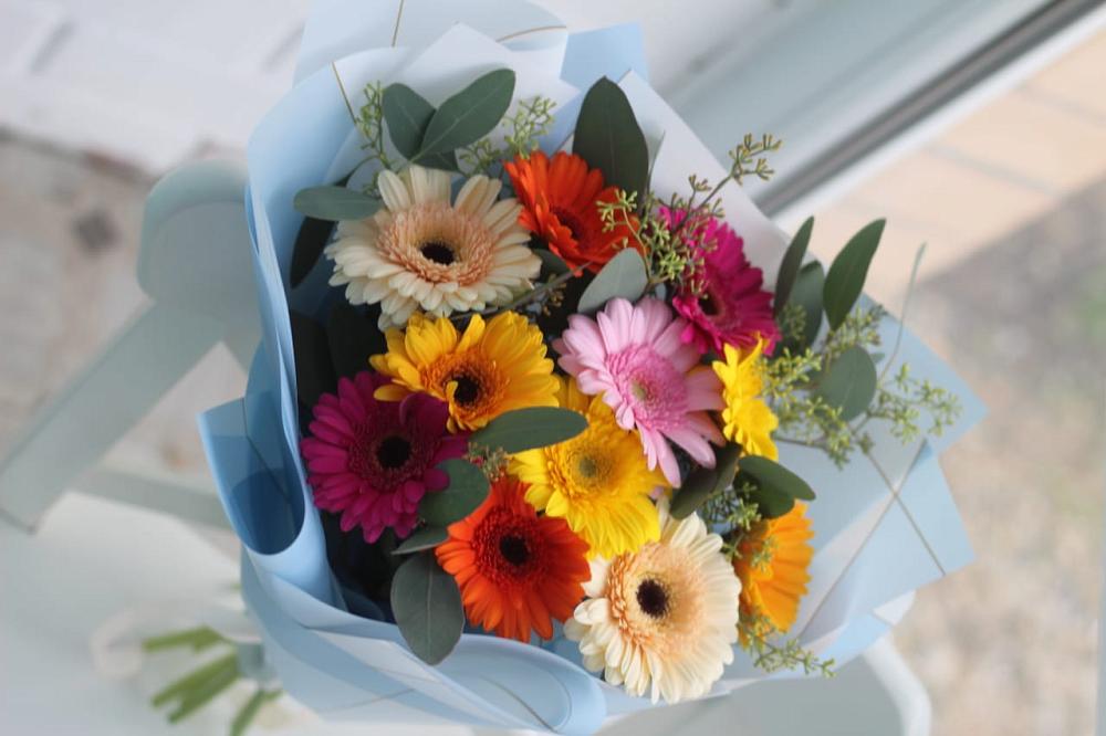 Букет цветов из: Герберы в Свободный