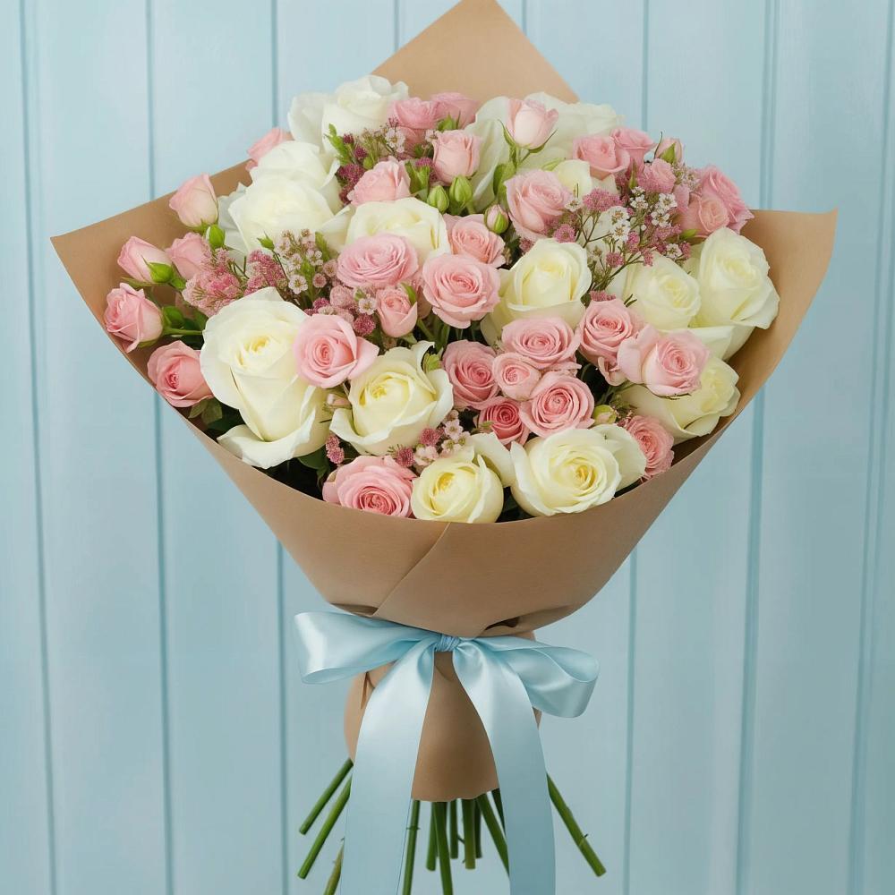 Букет цветов из: Розы в Свободный