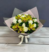 Букет цветов из:  Орхидеи и Розы в Свободный