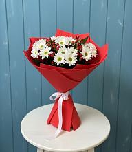 Букет цветов из:  Хризантемы #REPLACE_PRED# Свободный