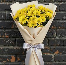 Букет цветов из:  Хризантемы #REPLACE_PRED# Свободный