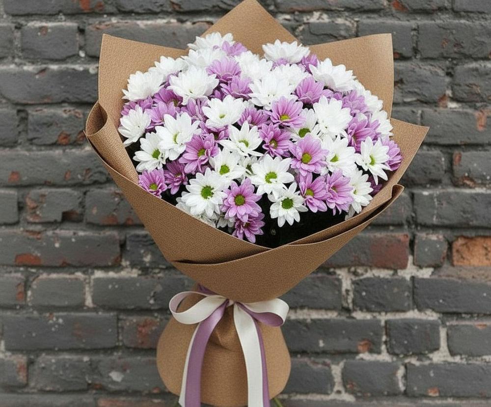 Букет цветов из: Хризантемы в Свободный