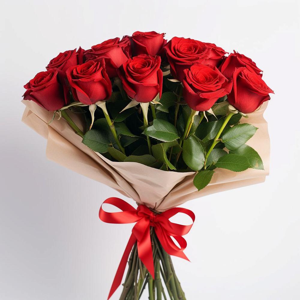 Букет 11 Красных роз Эдлесс Лав в Свободный