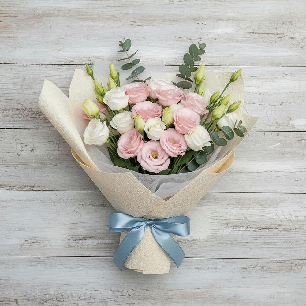 Букет цветов из: Лизиантусы в Свободный